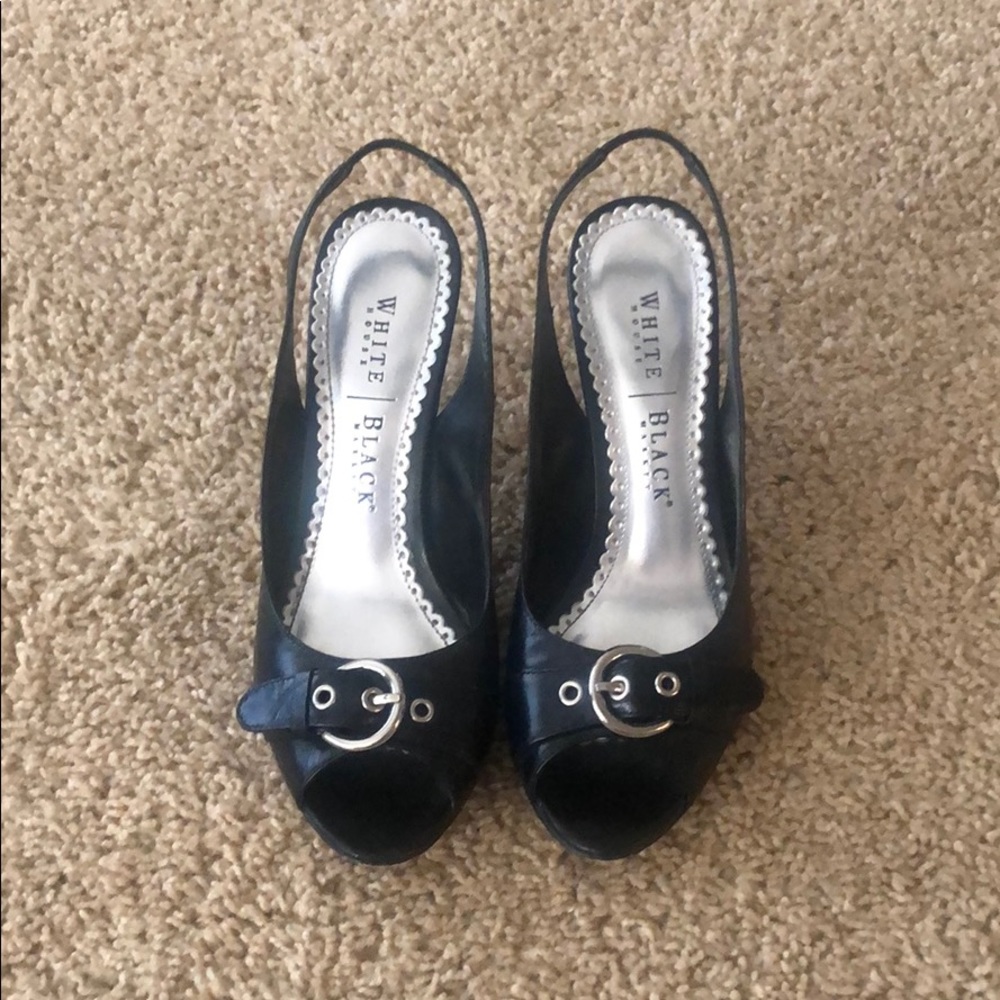 Women’s White House Black Market sling back heels